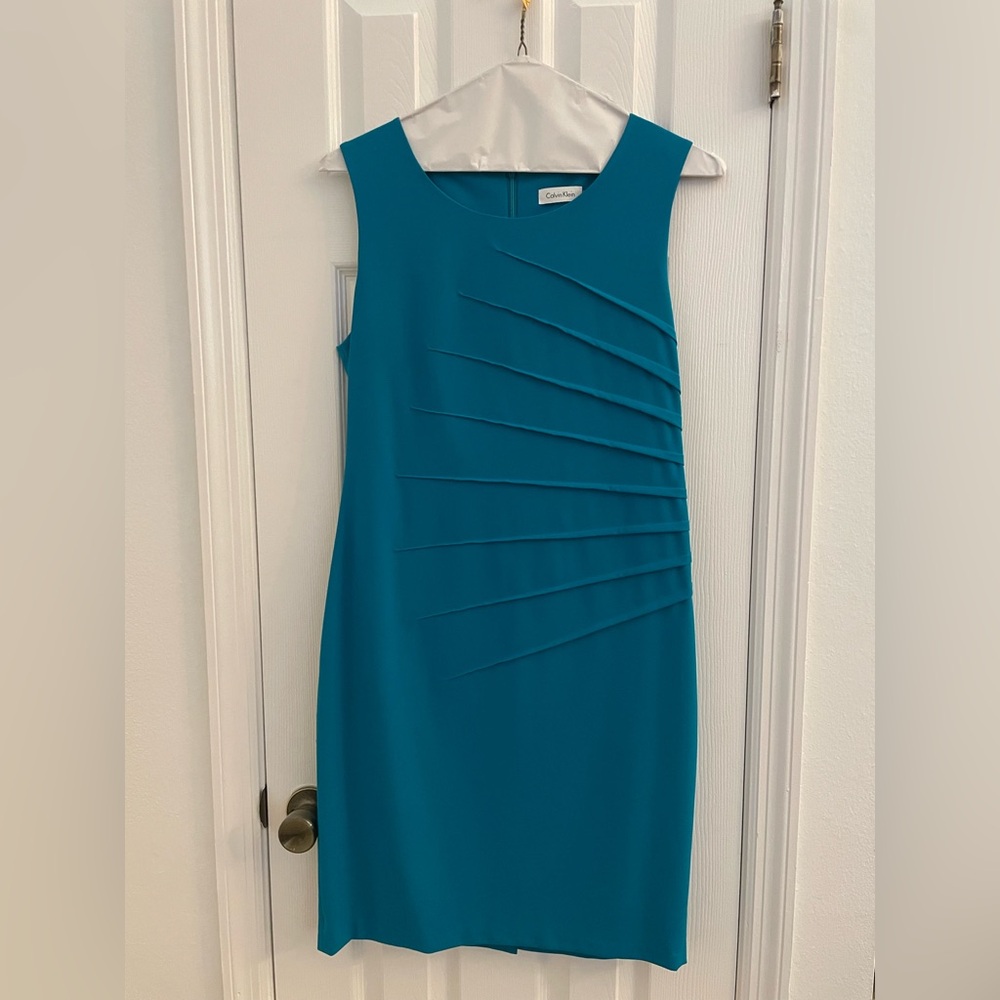 Calvin Klein Teal Dress